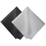 Black Gray Microfiber Cleaning Cloth 15x15cm for Sunglasses Eyeglasses Lens Accessories Soft Dust Free Glasses (New)