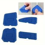 4 Silicone Glass Cement Scraper Sealant Grout Remover Tool Home Finishing Caulking Tools (New)