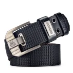 Men Pin Buckle Belt Canvas Belt MenFashion Nylon Belt, Jeans Belt, Military Training (New)
