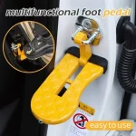 Aluminum Alloy Car Door Foot Pedal Assist Hook Top Foldable Roof Rack Door (New)