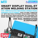 MaAnt 2S Smart Display Soldering Station 200W Rapid Heating Dual (New)