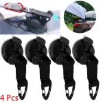 4 Car Tent Suction Cups Buckle Side Round Triangular Awning Anchors Outdoor Camping Tent (New)