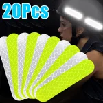 20-Safety Warning Helmet Stickers Reflective Safety Decals/Stickers Motorcycle (New)