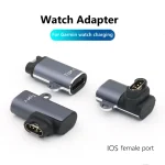 Type C Micro ios USB Charger Adapter For Garmin Fenix 38539 Instinct 2S Venu 2 (New)