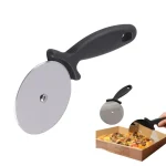 Pizza Cutters Kitchen Accessories Stainless Steel Pastry Roller Cutter Pizza Knife Cookie (New)
