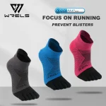 1 Double Running Five Finger Socks Summer Thin Breathable Sports Socks Off road Running (New)