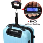 Portable Scale Digital LCD Display 110lb 50kg Electronic Luggage Hanging Suitcase Travel Weighs Baggage (New)