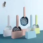 Cat Litter Scoop Plastic Cat Litter Shovel With Base Self Cleaning Cat Litter (New)