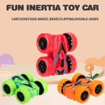 4 2 1 double sided inertia stunt rolling toy car   high playability, double sided playability (New)