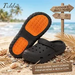 Tzldn Men Women Clogs Thick Sole Non slip Beach Slippers Outdoor Ventilation Garden Shoes (New)