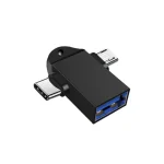 Android Type-C 2-in-1 OTG Adapter Otg Type C Cable (New)