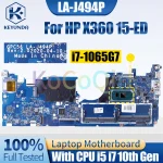 LA-J494P HP X360 15-ED Notebook Mainboard i5-1035G1 i7-1065G7 L93870-601 (New)
