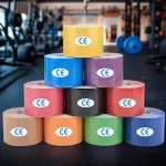 Sports Waterproof Kinesiology Tape Stickers Athletic Bandage Tennis Gym (New)