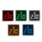 Digital AC Voltmeter Indicator, Digital Voltmeter, No Wiring Required, Euro Plug, Voltage Measurement (New)