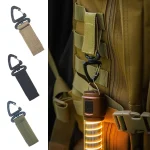 Outdoor 360 Rotate Nylon Carabiner Key Hook MOLLE Webbing Buckle Belt Buckle Hanging (New)