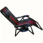 1 Durable Folding Chair Side Table Attachment, Plastic Beverage and Snack Storage Tray, (New)
