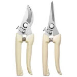 Stainless Steel Pruning Scissors Cutting Multifunctional Flower Tree Branch Bypass Garden Pruner Hand (New)