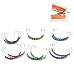 Temporary Tooth Decoration With Braces Box Comfortable Metal Bracket Gift for Family Temporary (New)