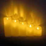 LED Electric Candle Lamp Swing Flameless Candles Battery Powered Candles for Birthday Party (New)