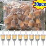 1 20 Universal Inline Gas Fuel Filter 6MM 8MM Car Fuel Oil Filter Pipe for (New)