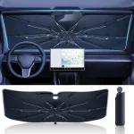 Car Sunshade Umbrella For Auto Shading Shade Protector Parasol Summer Sun Interior Windshield (New)