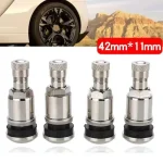 4 All steel Explosion proof TR525 Vacuum Tire Valves 11.3 Bore Universal Automobile Motorcycle Tire (New)