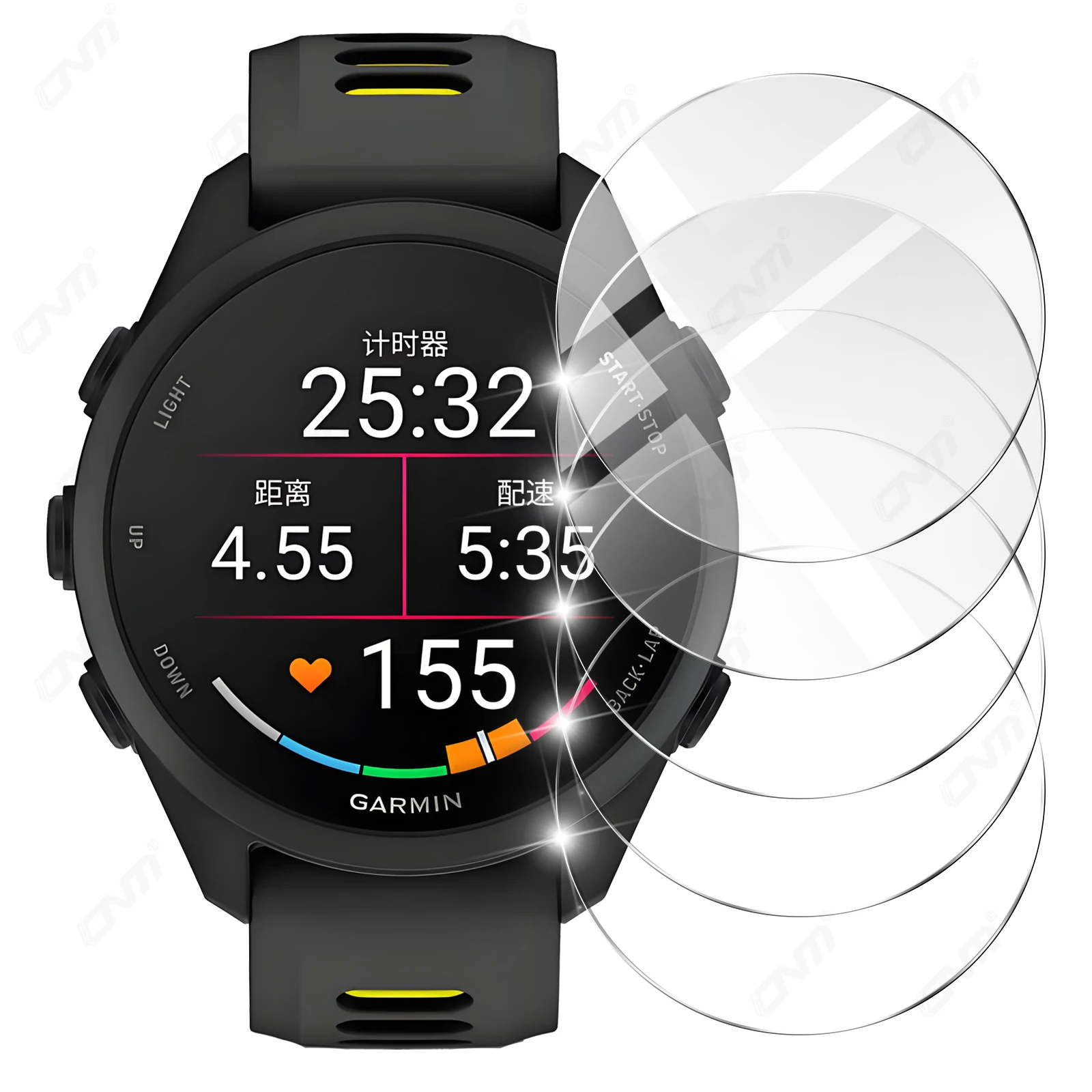 S41ef9e51bf274f76aae7229908849129u Tempered Glass Garmin Forerunner 70 / 170 , (New) - Image 1