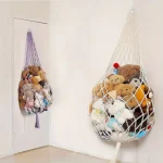 Stuffed Animal Storage Macrame Hammock, Large   Boho Room Decor Toy Storage Corner (New)