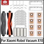For Xiaomi Robot Vacuum X10 Accessories Main Side Brush Hepa Filter Mop Cloth (New)