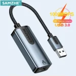 SAMZHE USB Ethernet USB 3 to RJ45 USB HUB for (New)
