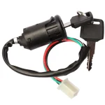 ATV Ignition Switch Key With Wire & Lock for Most Quad Dirt Bikes (New)