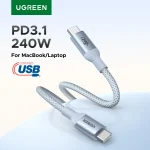 UGREEN PD3.1 240W USB C to USB C Cable Soft USB IF Certified Fast Charging for (New)
