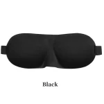 3D Contoured Sleep Eye Mask   Men & Women Light Blocking Concave Blindfold (New)
