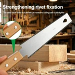 Japanese Style Hand Saw Single Double Sided Fine Tooth Wood Saw SK5 Steel Flexible (New)