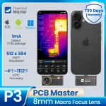 Phone Cell Repair Camera P3 Thermal Camera for Electronics Cell Phone Repair ios iPhone & Android Smartphone Macro Lens Thermal Imaging Camera 512*384 (New)