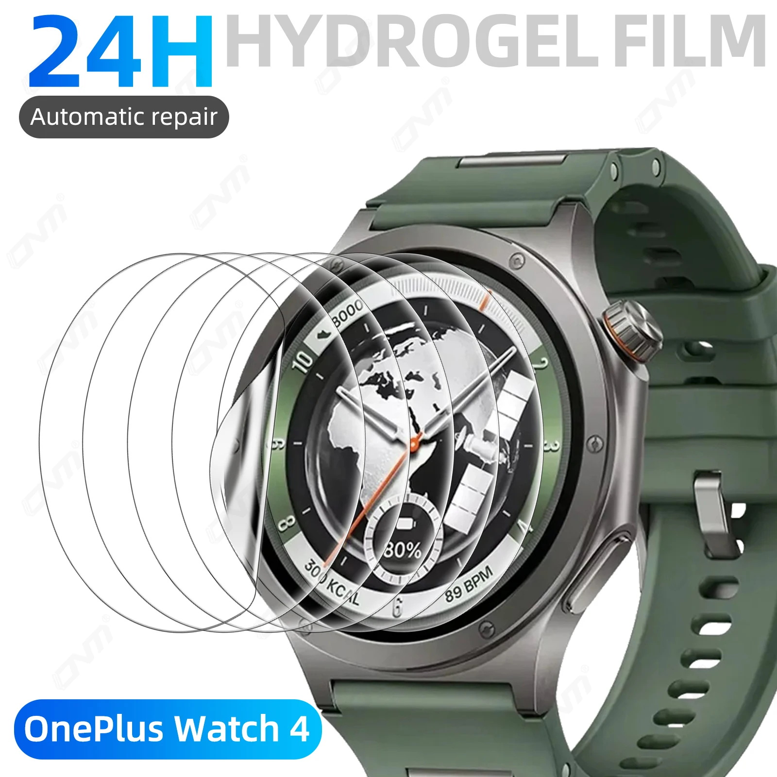 S442568e61a1b4253824839ef60f970160 Hydrogel Film OnePlus Watch 4 Screen Protector Anti-scratch, HD (New) - Image 1