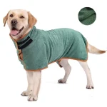 Dog Bathrobe Absorbent Pet Quick Drying Bath Towel Dog Bath Towel Large Small (New)