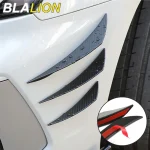 BLALION 6 Universal Front Bumper Lip Decoration Diffuser Splitter Fins Body Spoiler Canards (New)