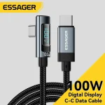 Essager PD100W USB Type C Cable 90 Degree 5A Fasting (New)