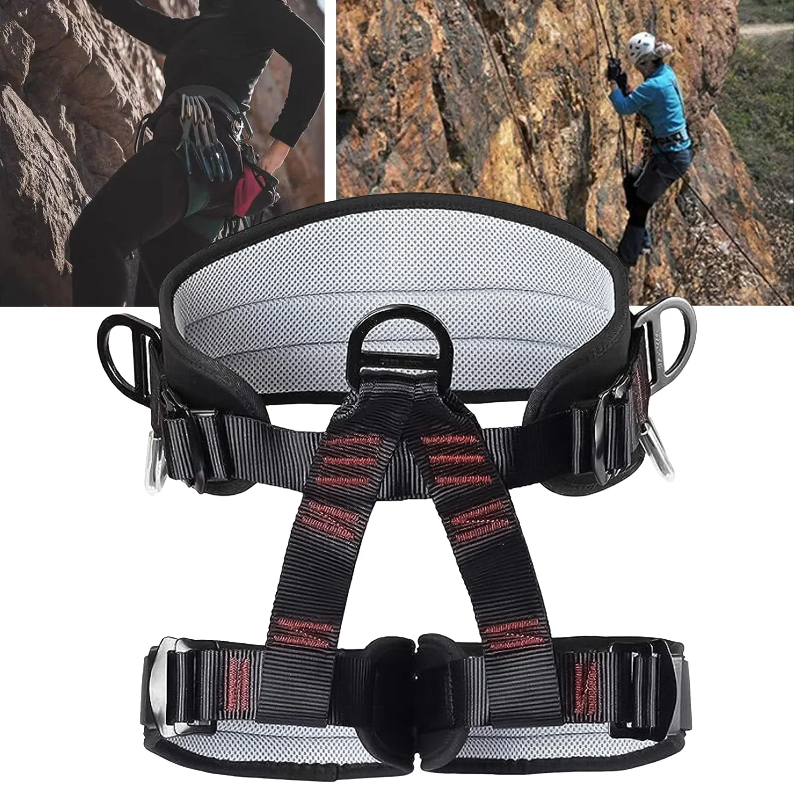 S45a06849b590405f83698e0878e234ceZ safety Harness for construction workers Half Body Roofing Harness kit High Altitude Safety (New) - Image 1