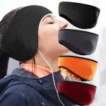 Warm Fleece Earmuffs Headband Soft Windproof Ear Warmer Unisex Outdoor Sports Headbands Ideal (New)