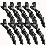 5 30 Alligator Hair Clip Plastic Nonslip Hairpin Black Pink Durable Hair Clamp Hairdressing (New)