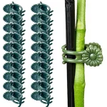 20 Garden Plant Clips Butterfly Orchid Clips Plant Support Stem Clamps Garden Flower (New)