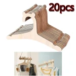 5 10 20 50 Baby Clothes Rack Cute Bear Wooden Children Clothing Hanger Home Girl Princess (New)