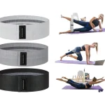 Basic Fabric Resistance Hip Booty Bands Glute Thigh Elastic Workout Bands Squat Circle (New)
