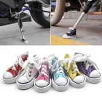 Creative Tripod Cover for Motorcycle Bicycle Side Stand Shoe Shape Foot Support Electric (New)