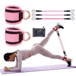 Resistance Band Set Workout Exercise Equipments Ankle Straps Fitness Yoga Elastic Fitness Bands (New)