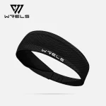 Summer Sport Headband Breathable Fitness Sweatband Non Slip Elastic Tennis Headband Sweat Wicking (New)
