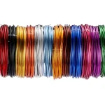 0.6 3mm Anadized Round Aluminum Wire 46063 Meters Versatile Painted Aluminium Metal Wire For (New)