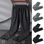 Running Pants Reflective Quick Dry Summer Jogging Trousers Men Gym Thin Cool Male (New)